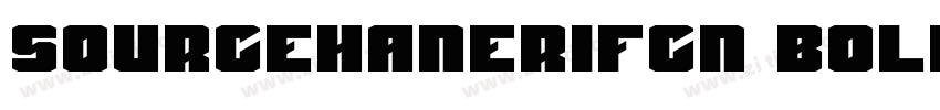 sourcehanerifCN bold字体转换